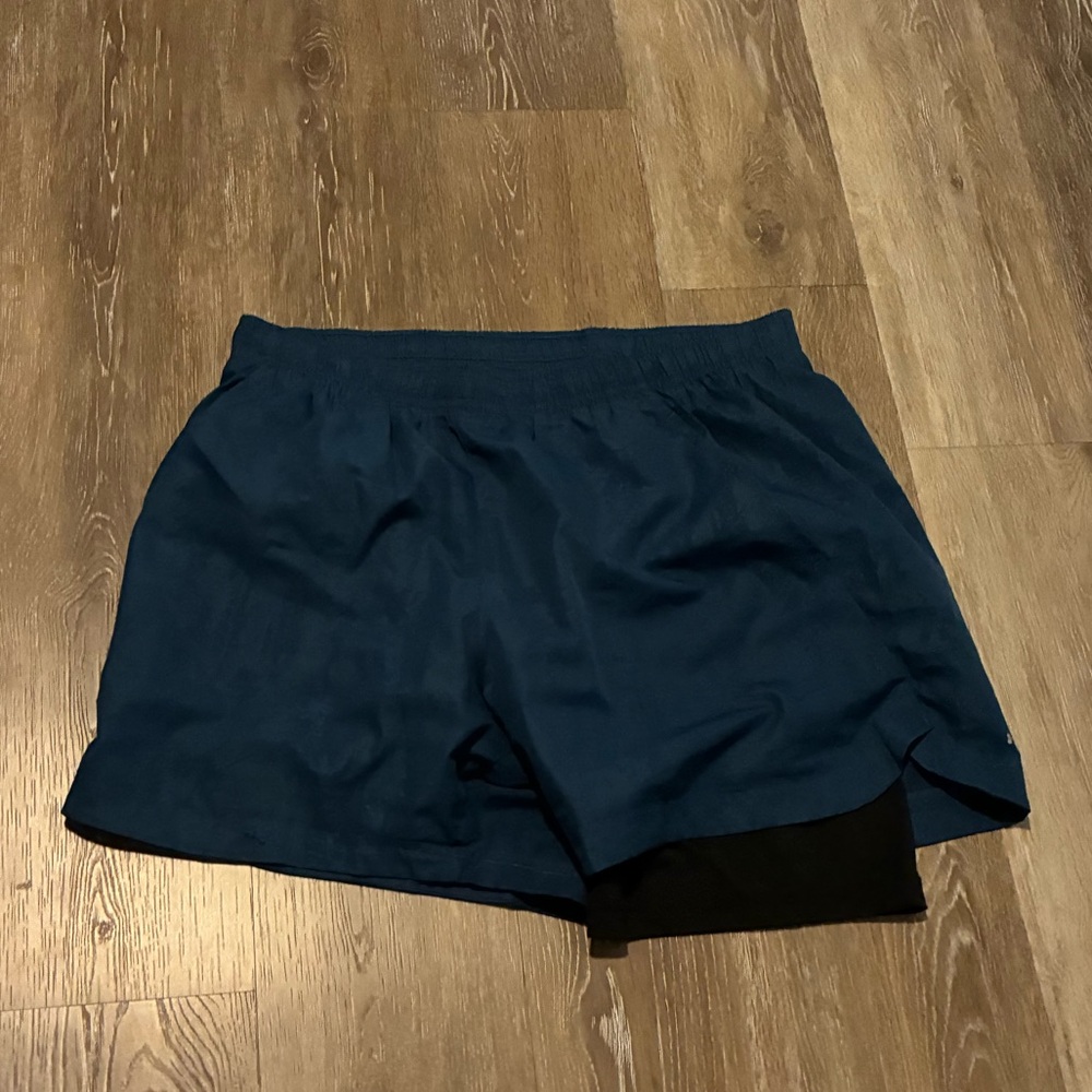 Hind Men Dark Blue Athletic Shorts
